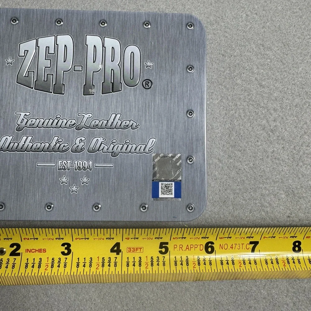NCAA Zep-Pro Genuine Leather Bifold Wallet Gray Florida Gators Logo College